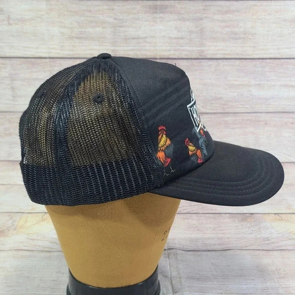 Honolulu Beerworks Rooster Mesh Snapback Trucker Hat Cap Men's One Size Black - Picture 3 of 9